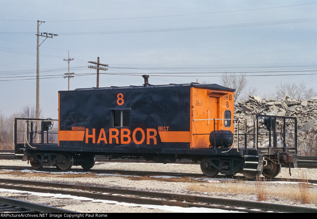 IHB 8, Caboose, at IHB's Norpaul Yard